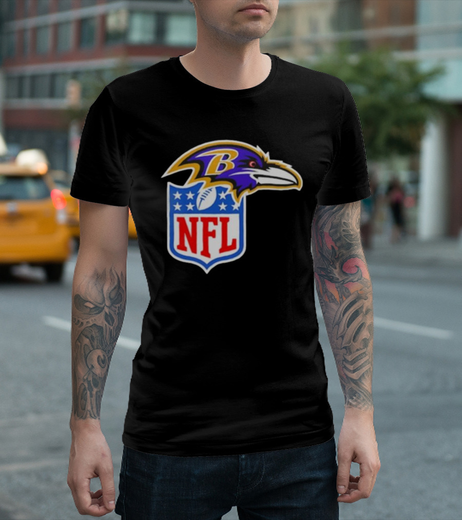 Baltimore Ravens B NFL Shield T-Shirt