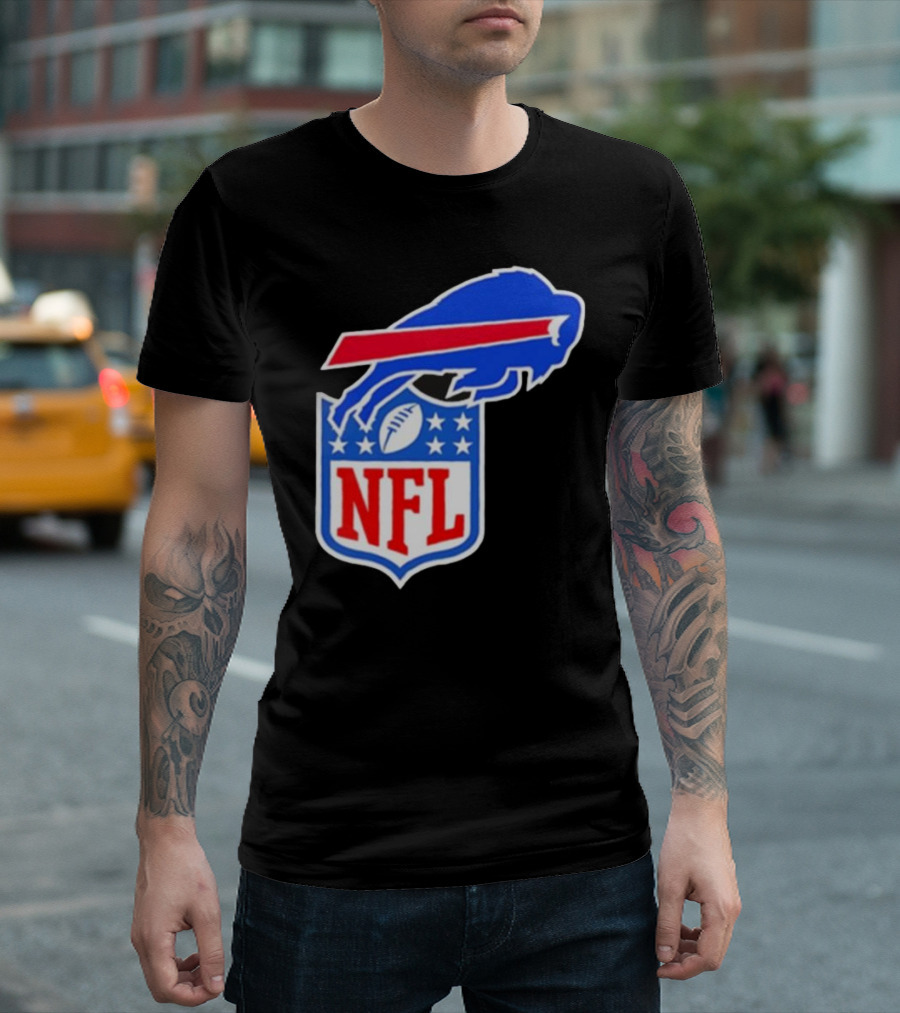 Buffalo Bills NFL Football Fusion Mark T-Shirt