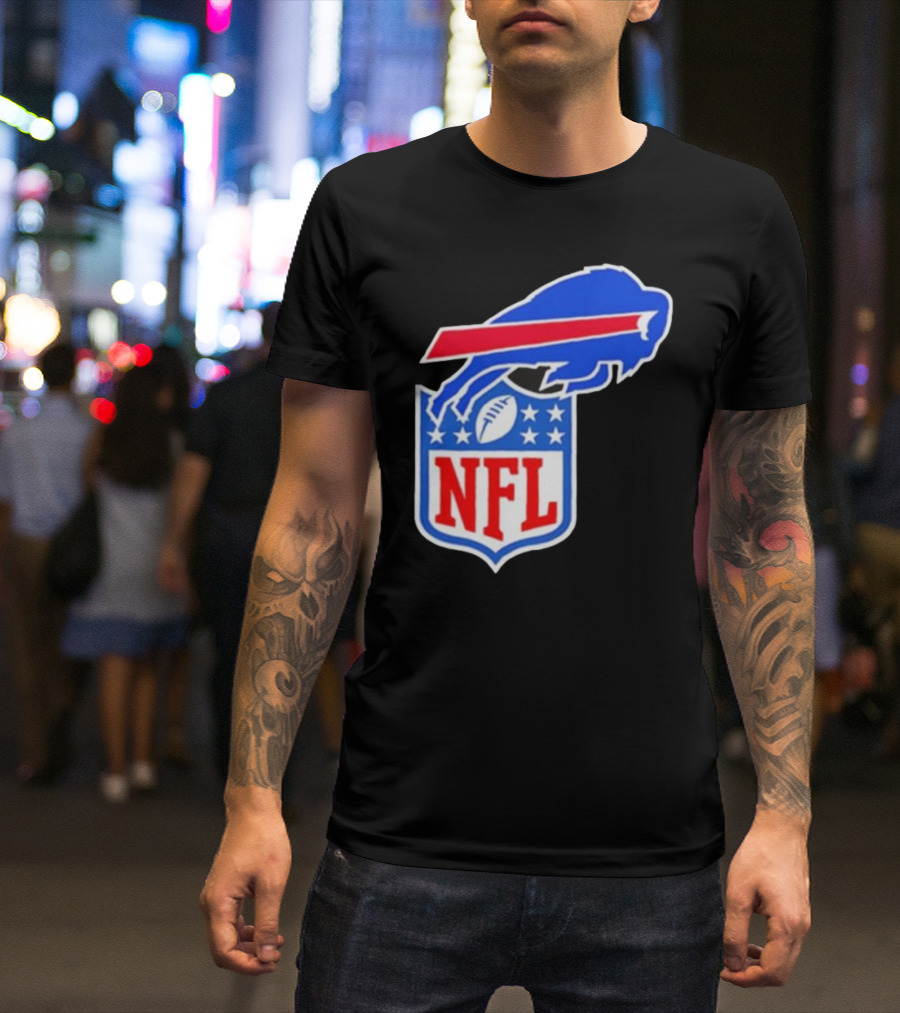 Buffalo Bills NFL Football Fusion Mark T-Shirt