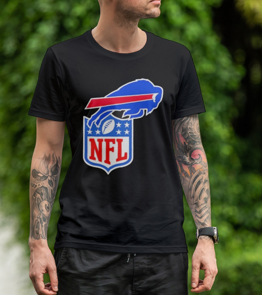 Buffalo Bills NFL Football Fusion Mark T-Shirt