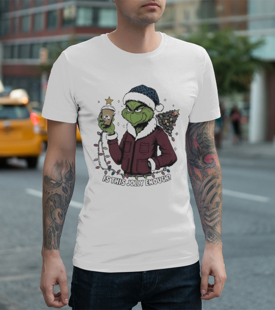 Colorado Avalanche Grinch Is This Jolly Enough Merry Christmas T-Shirt