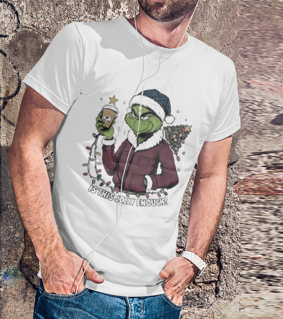 Colorado Avalanche Grinch Is This Jolly Enough Merry Christmas T-Shirt