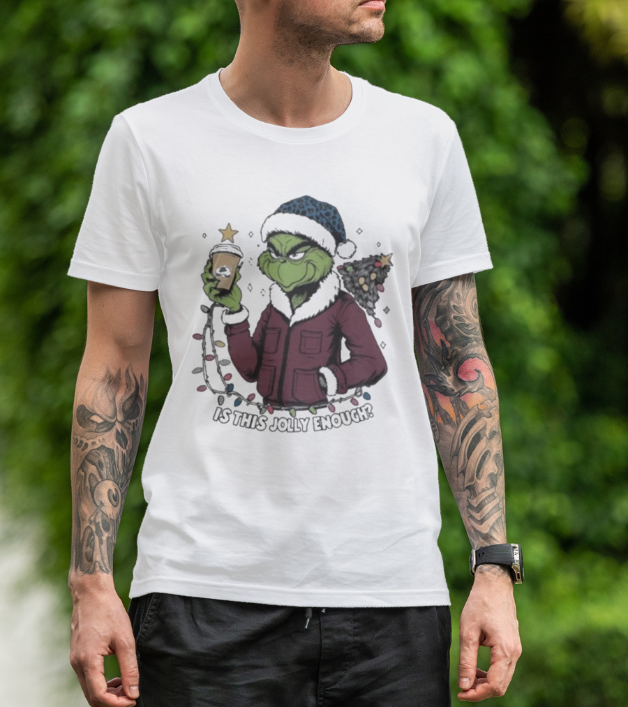 Colorado Avalanche Grinch Is This Jolly Enough Merry Christmas T-Shirt