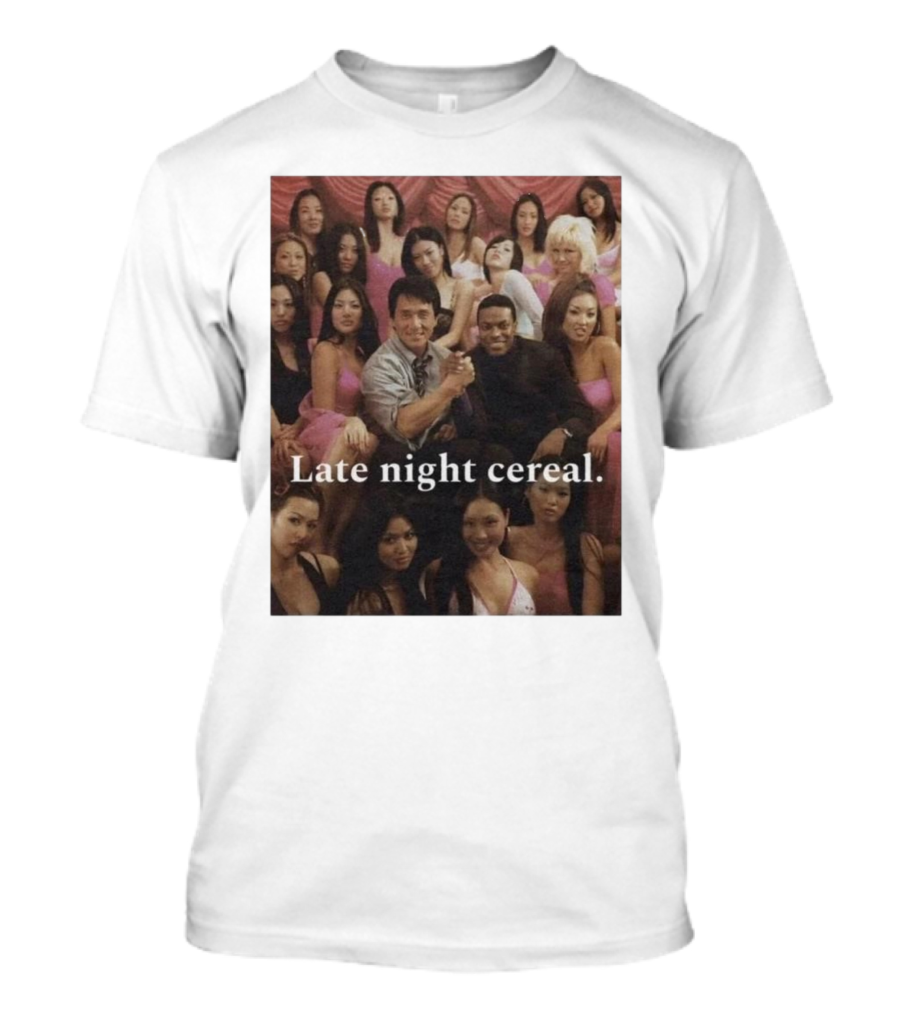 Late Night Cereal Rush Hour Movie Scene T-Shirt