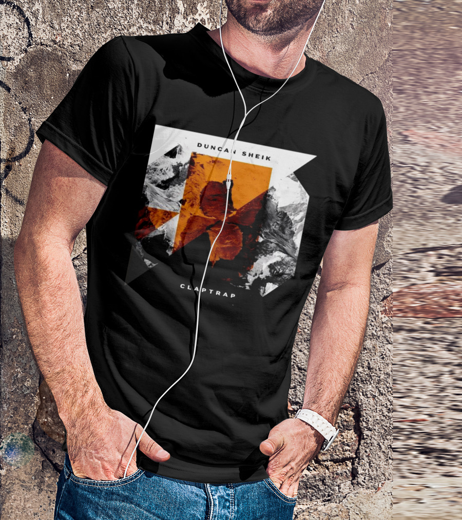 Duncan Sheik Claptrap Abstract Geometric Album Cover T-Shirt