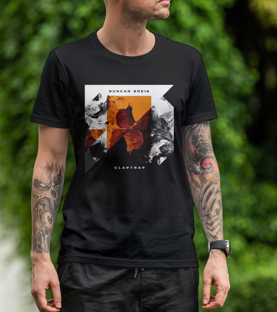 Duncan Sheik Claptrap Abstract Geometric Album Cover T-Shirt