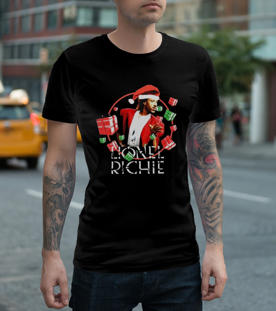 Lionel Richie Holiday 2024 Santa Hat Gifts T-Shirt