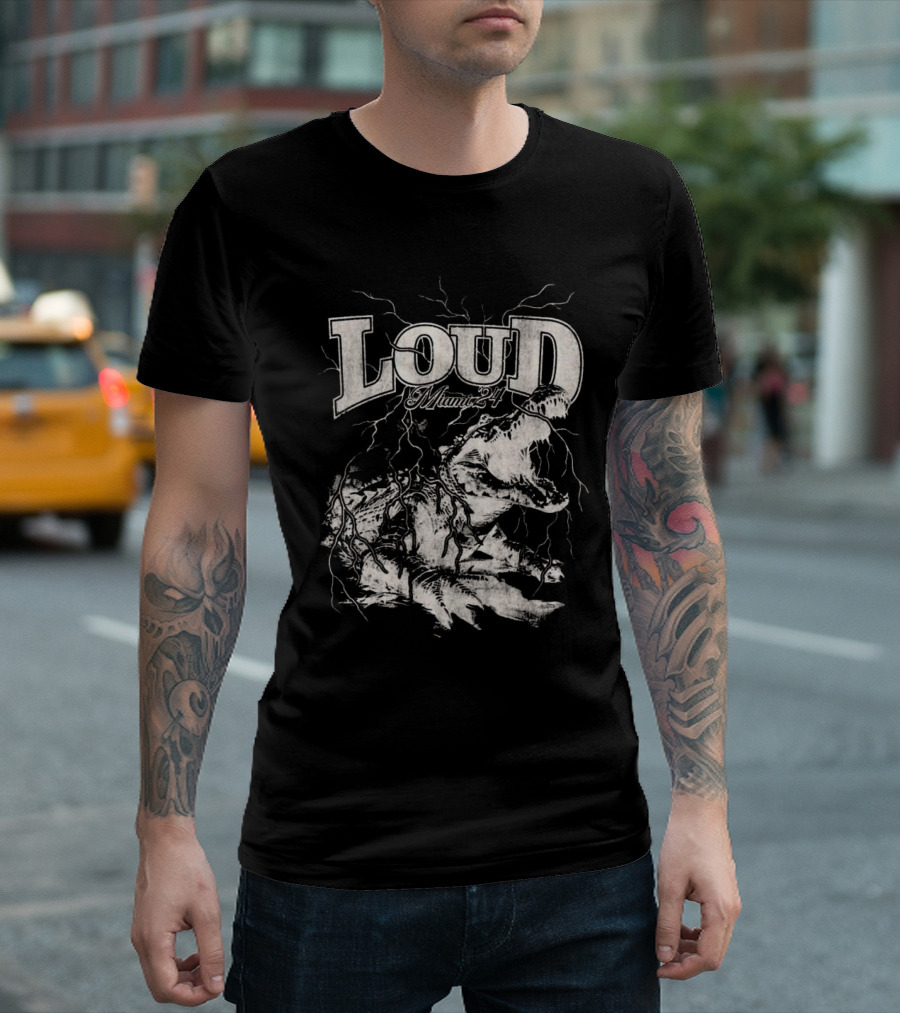 Rolling Loud Miami 24 Hard Rock Stadium Lockjaws Vintage T-Shirt
