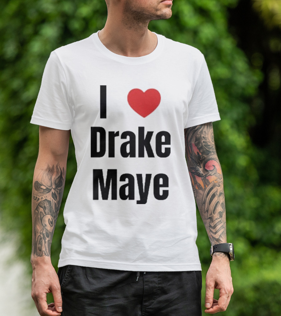 I Heart Drake Maye Fan Love T-Shirt