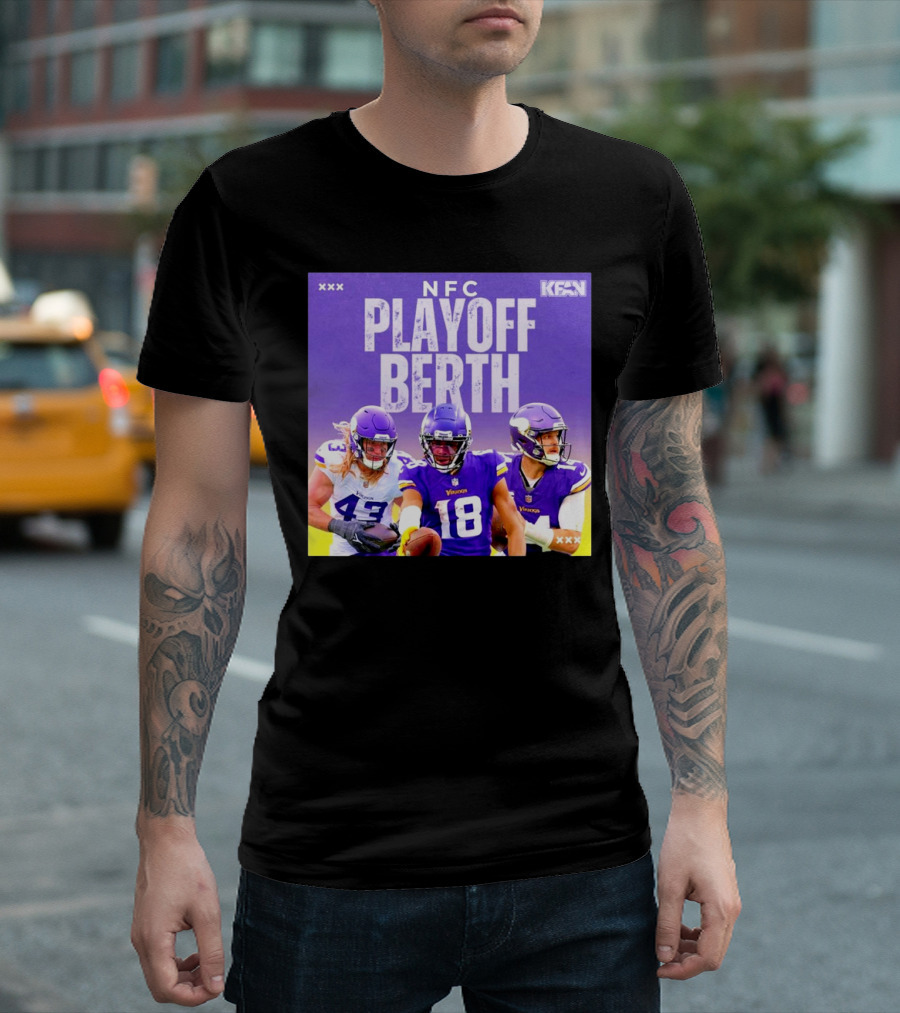 NFC Playoff Berth Minnesota Vikings KFAN T-Shirt
