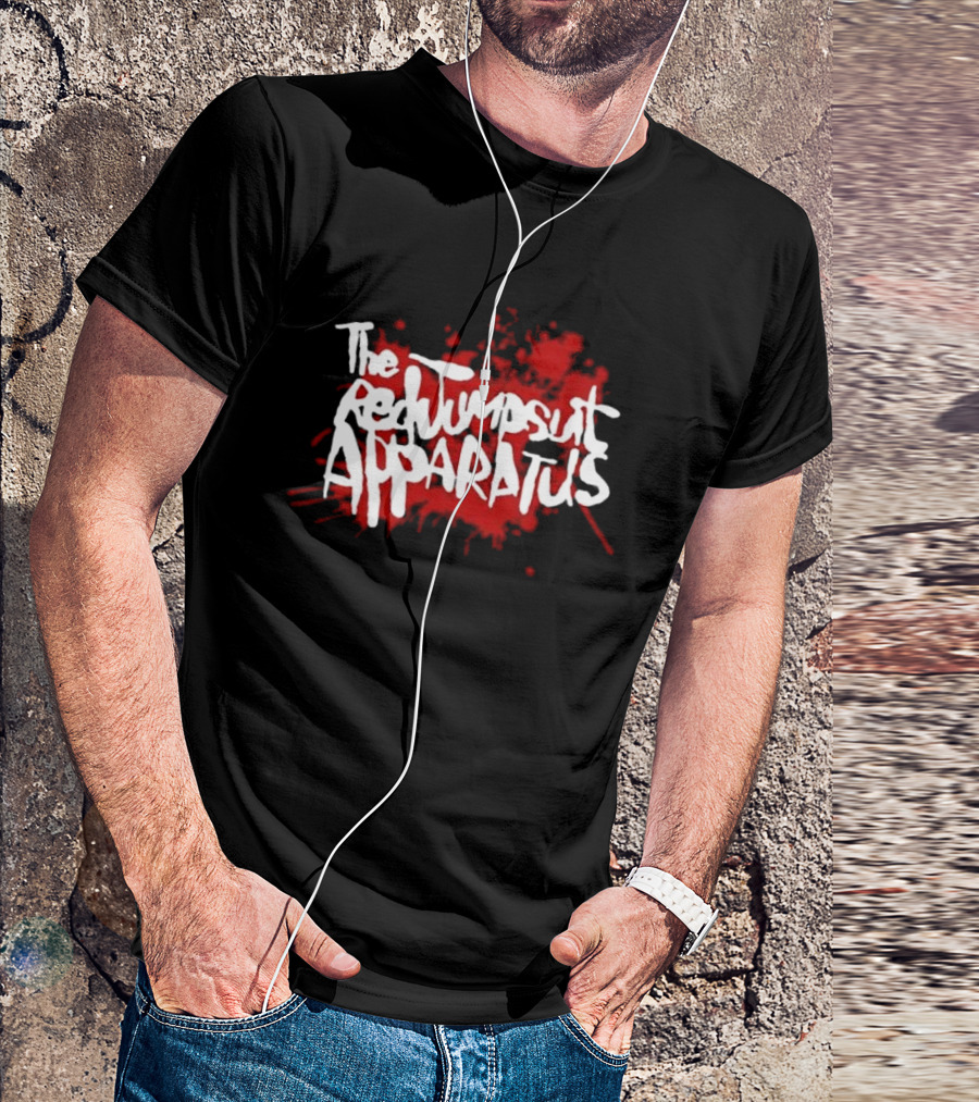 The Red Jumpsuit Apparatus Guardian Angel Lyric Red Splatters T-Shirt