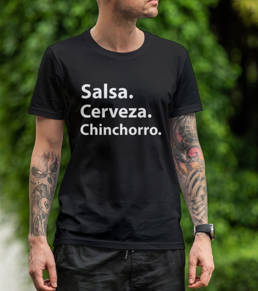 Salsa Cerveza Chinchorro Puerto Rico Lifestyle Essence T-Shirt