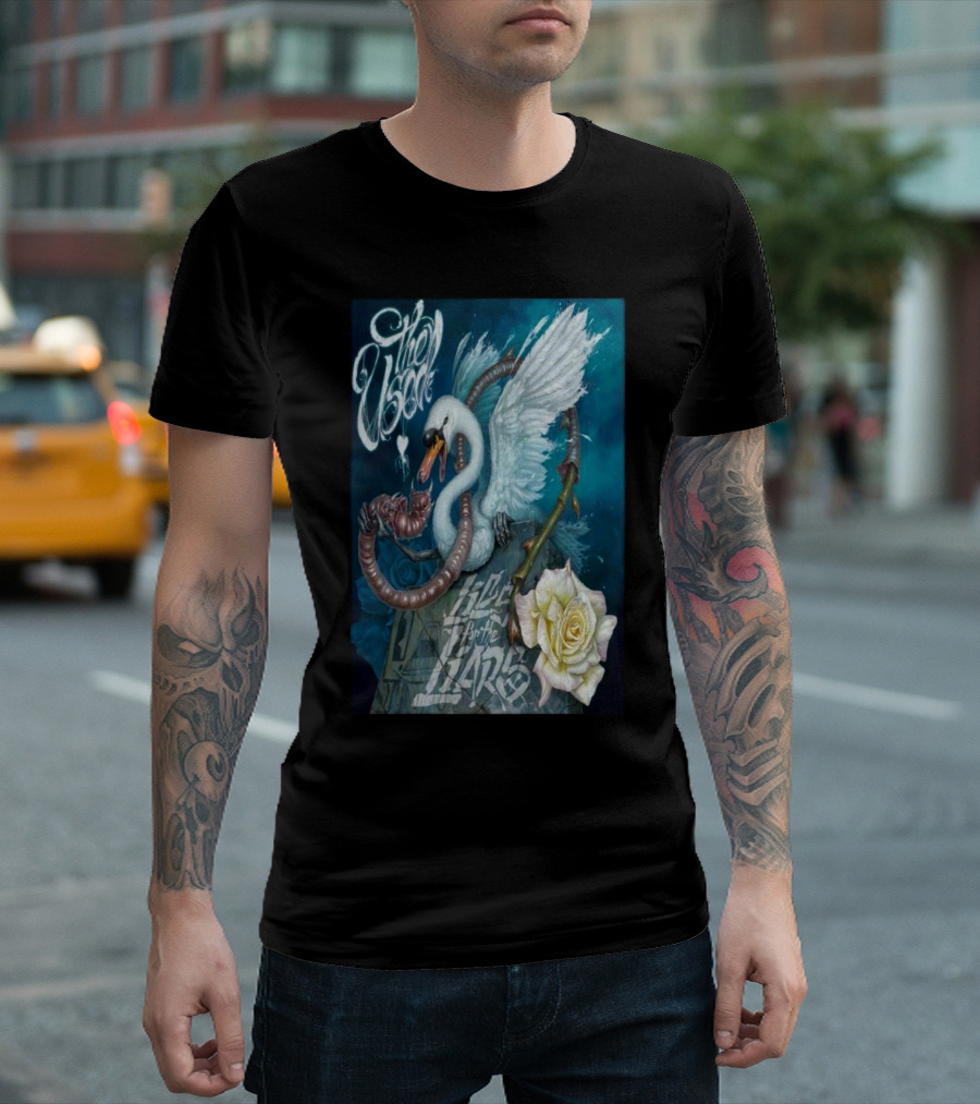 The Used 25 Year Anniversary Tour Lies for the Liars Swan and Rose T-Shirt