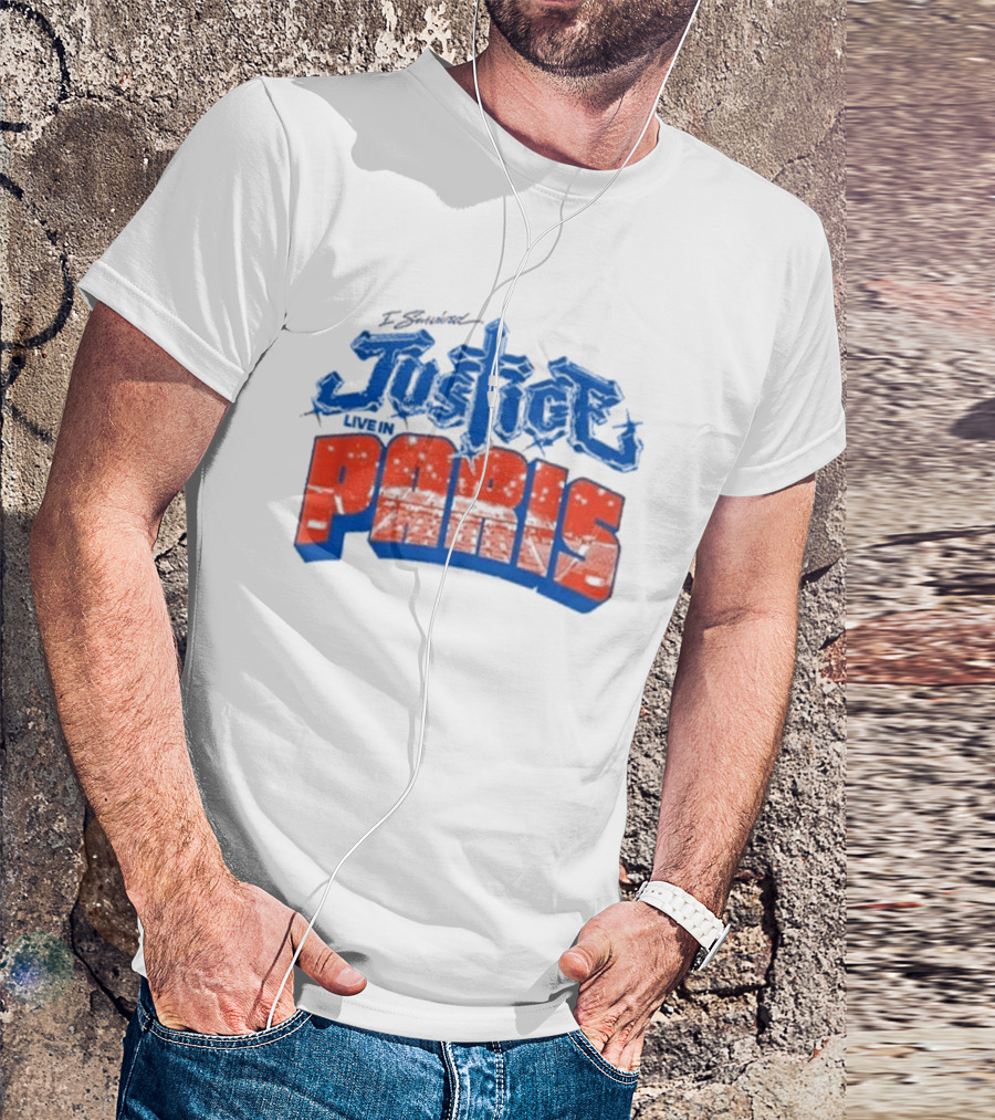 I Survived Justice Live In Paris T-Shirt