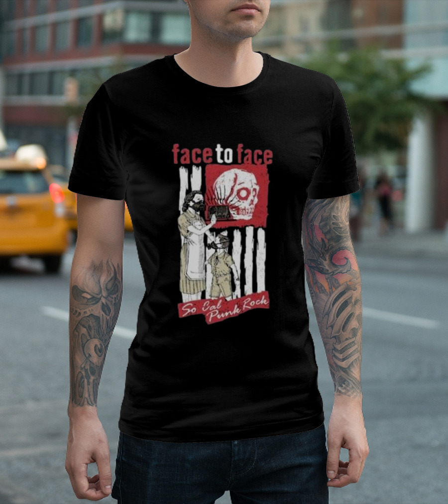 Face To Face So Cal Punk Rock Skull T-Shirt