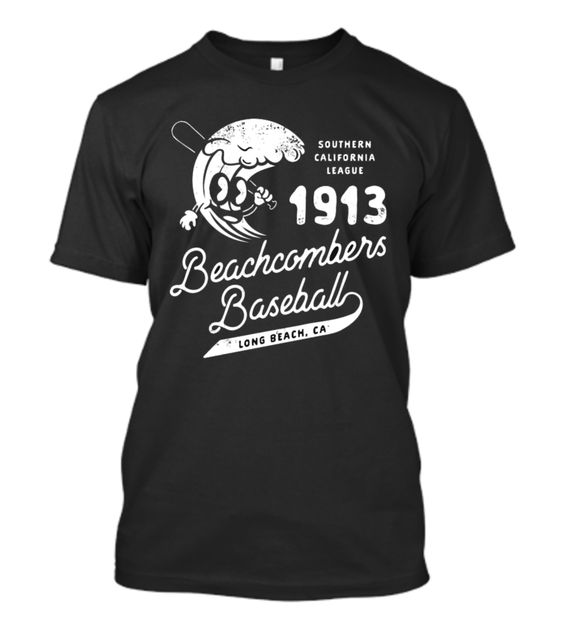 Southern California League 1913 Beachcombers Baseball Long Beach CA T-Shirt