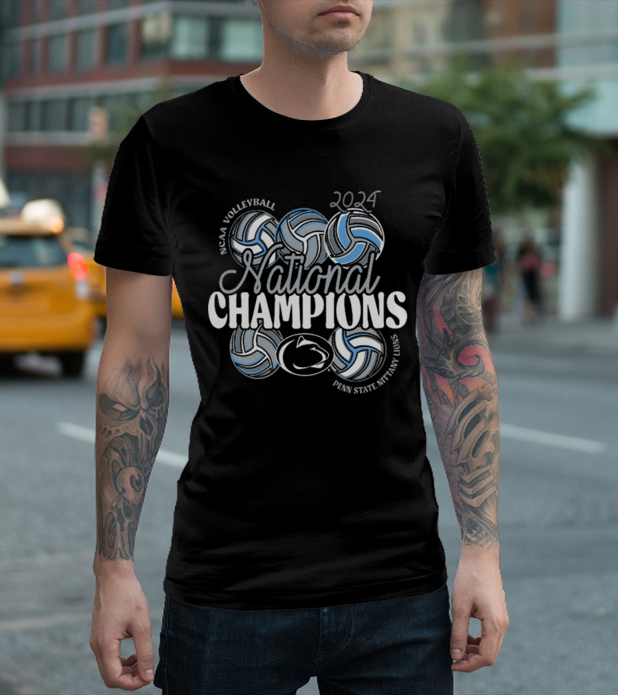 Penn State Nittany Lions 2024 NCAA Volleyball National Champions T-Shirt