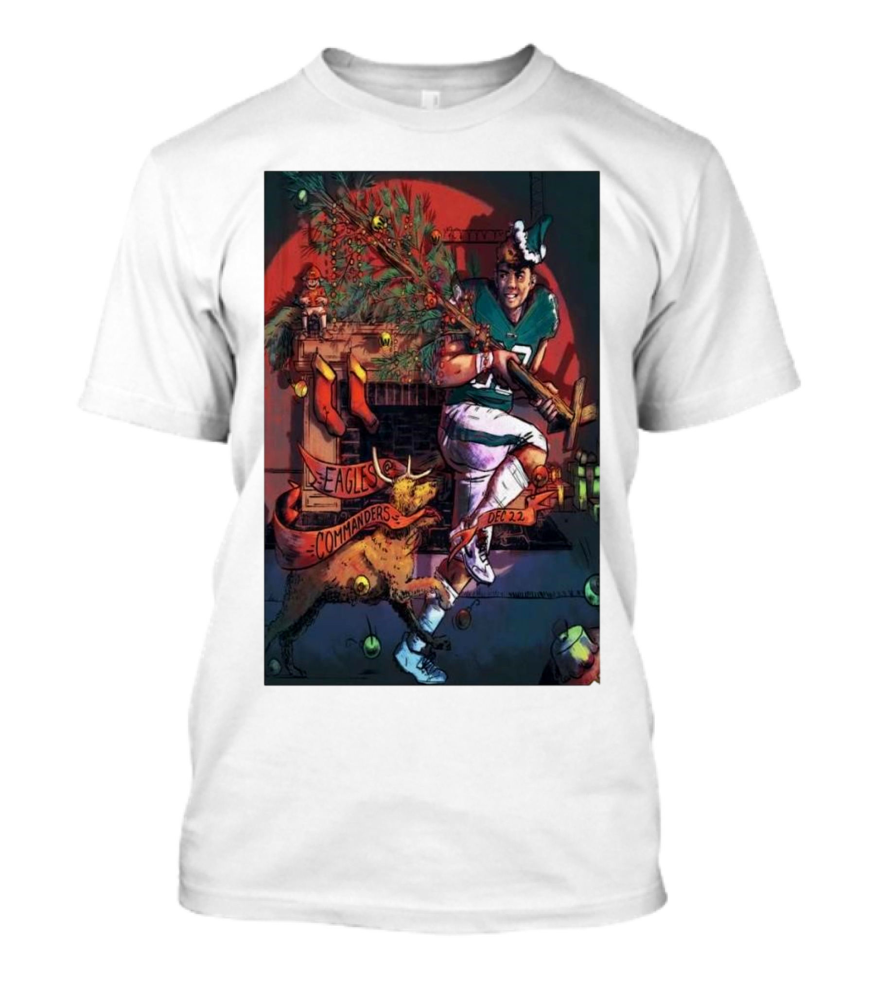Eagles Vs Commanders Dec 22 2024 Northwest Stadium Landover MD T-Shirt