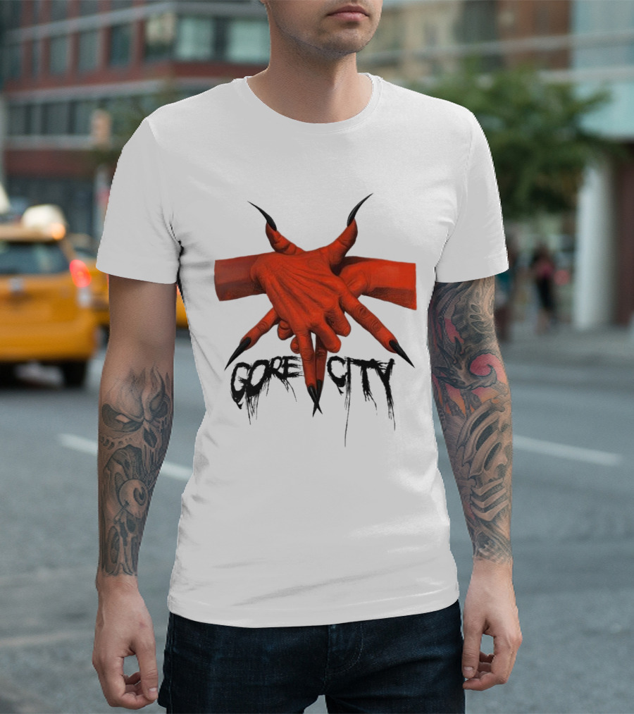 Gore City Pentagram Hands T-Shirt