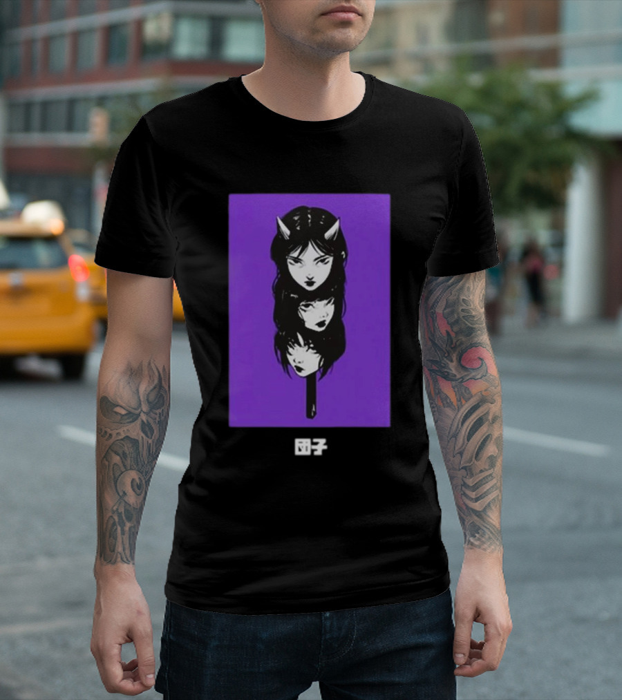 Oni Dango Nogiart Triple Face T-Shirt