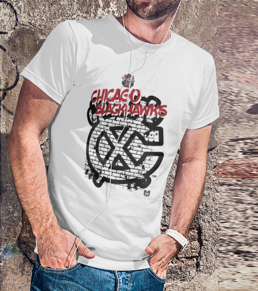 Chicago Blackhawks 2025 NHL Winter Classic Brick Wall T-Shirt