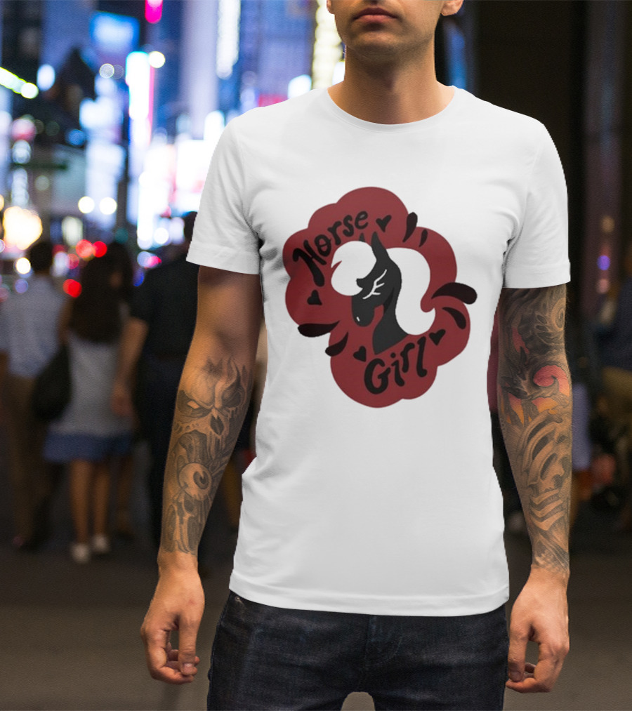Norse Girl Horse Girl Sharkrobot T-Shirt