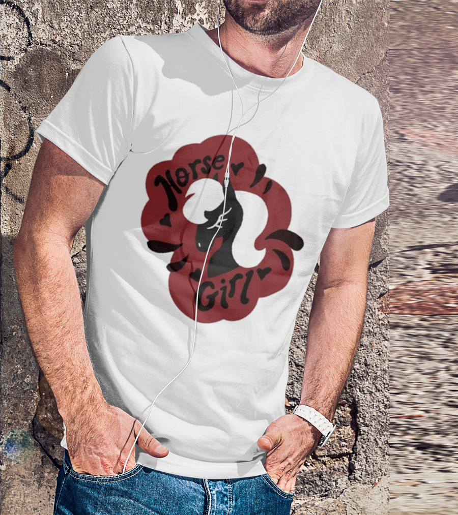 Norse Girl Horse Girl Sharkrobot T-Shirt