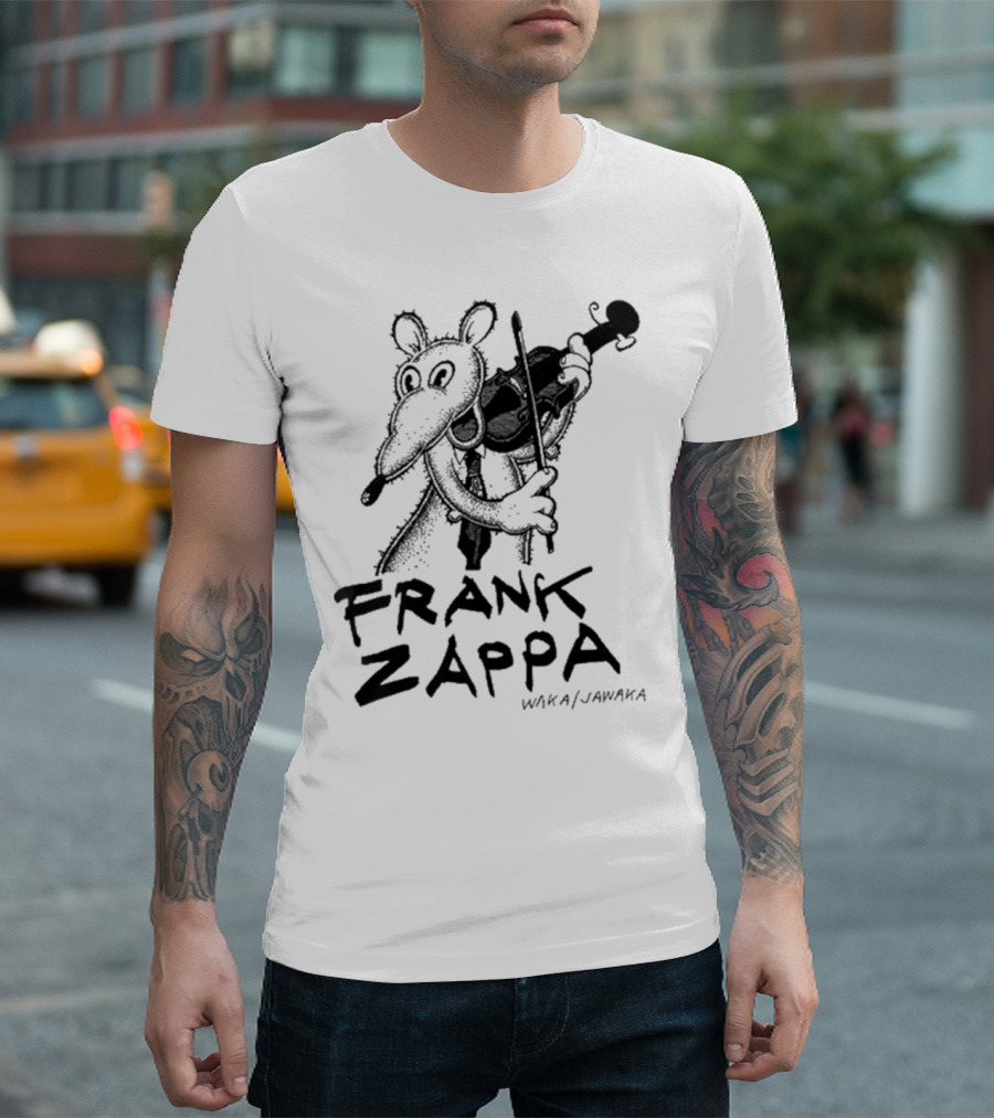 Frank Zappa Waka Jawaka Rat Violin T-Shirt