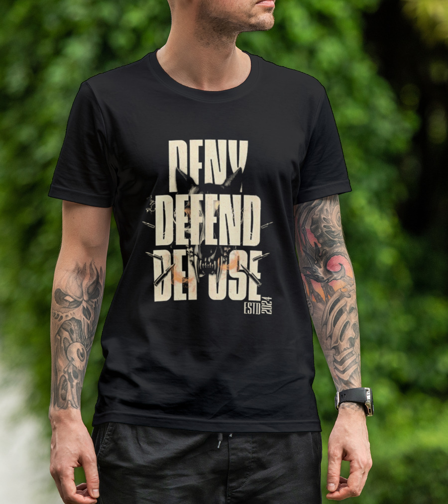 Deny Defend Depose Healthcare Corruption Activism USA Insurance Protest Estd T-Shirt