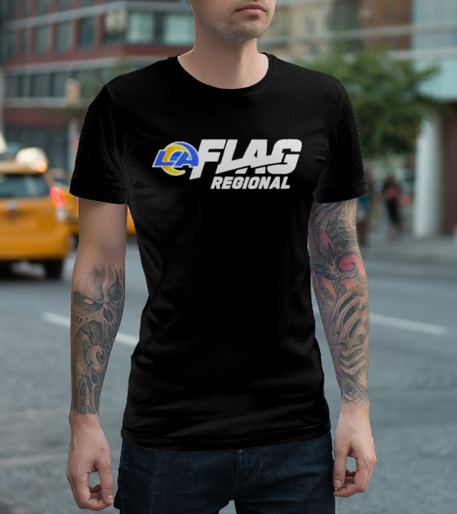 Los Angeles Rams LA Flag Regional NFL Tournaments 2025 T-Shirt
