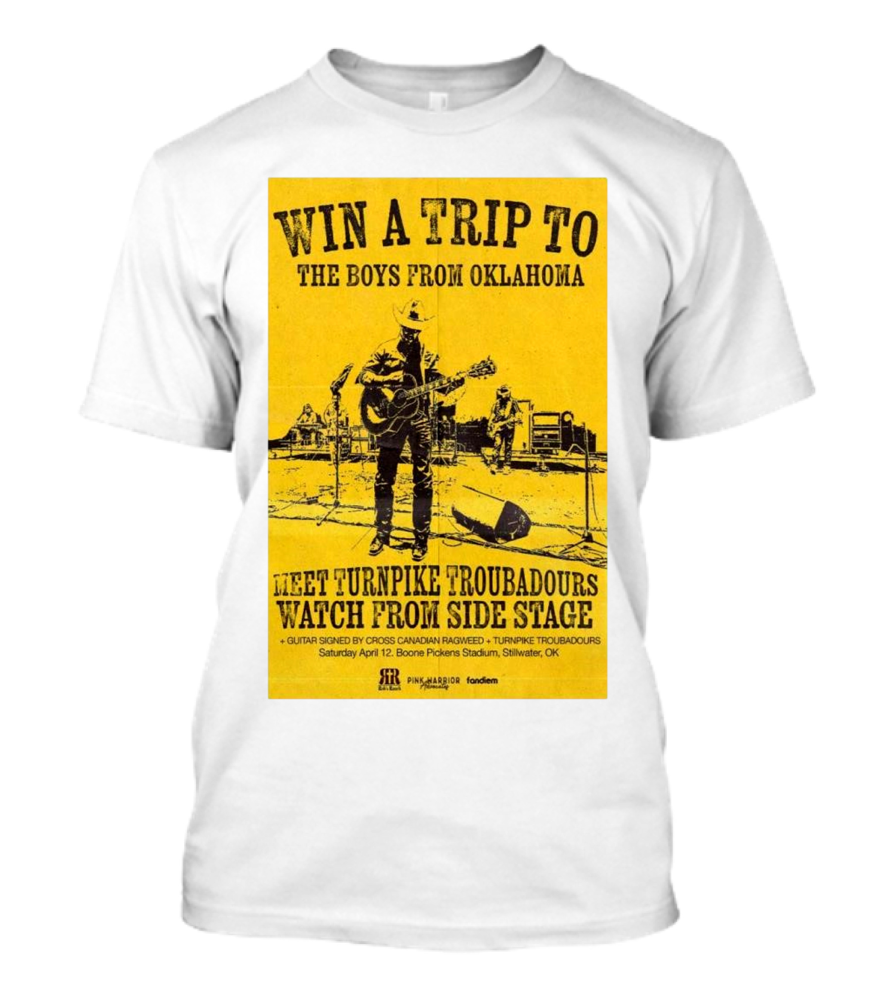 Win A Trip To The Boys From Oklahoma Meet Turnpike Troubadours Watch From Side Stage T-Shirt