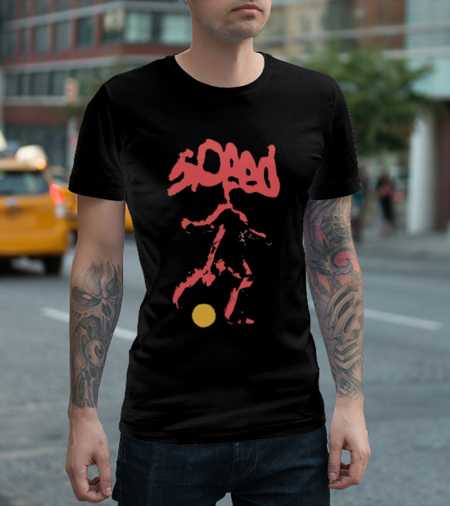 IShowSpeed Soccer Silhouette With Ball Warp T-Shirt