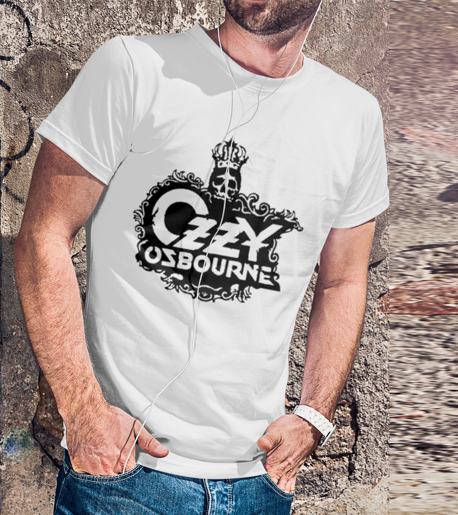 Ozzy Osbourne Skull Crown Gilded T-Shirt