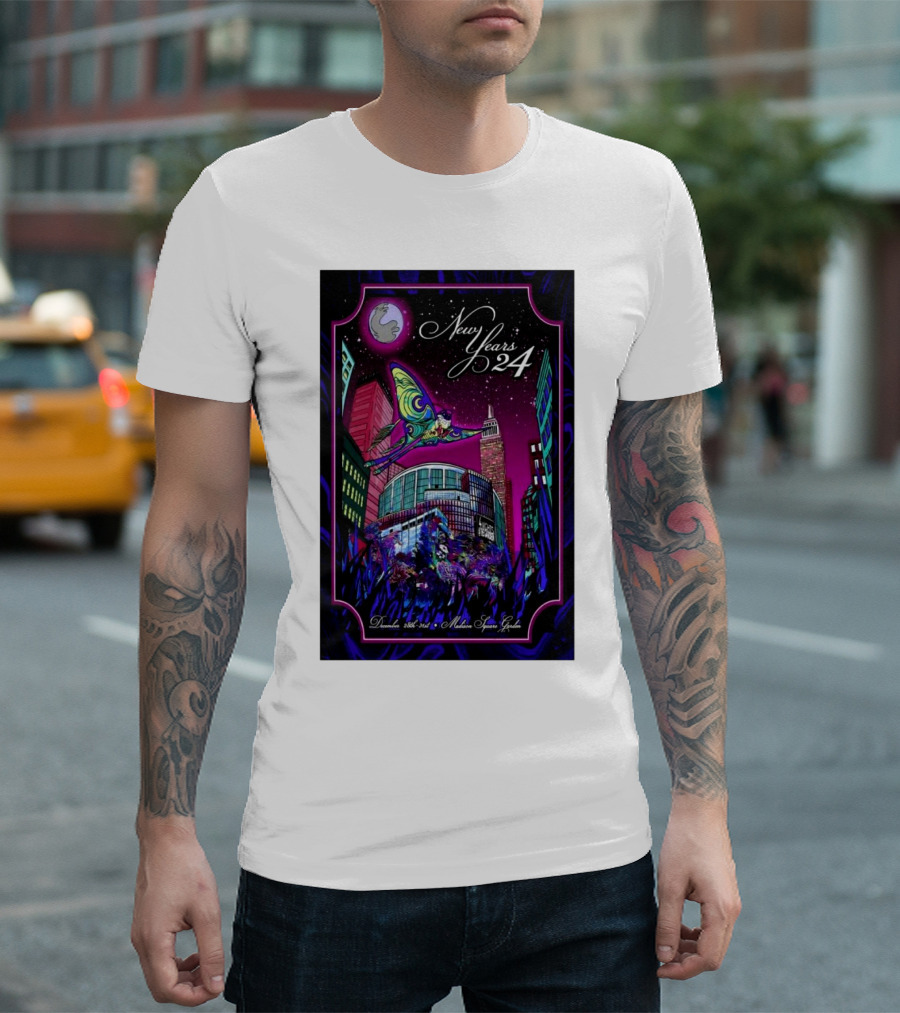 Phish New Year's 2024 Dec 28-31 Madison Square Garden New York NY Tour T-Shirt