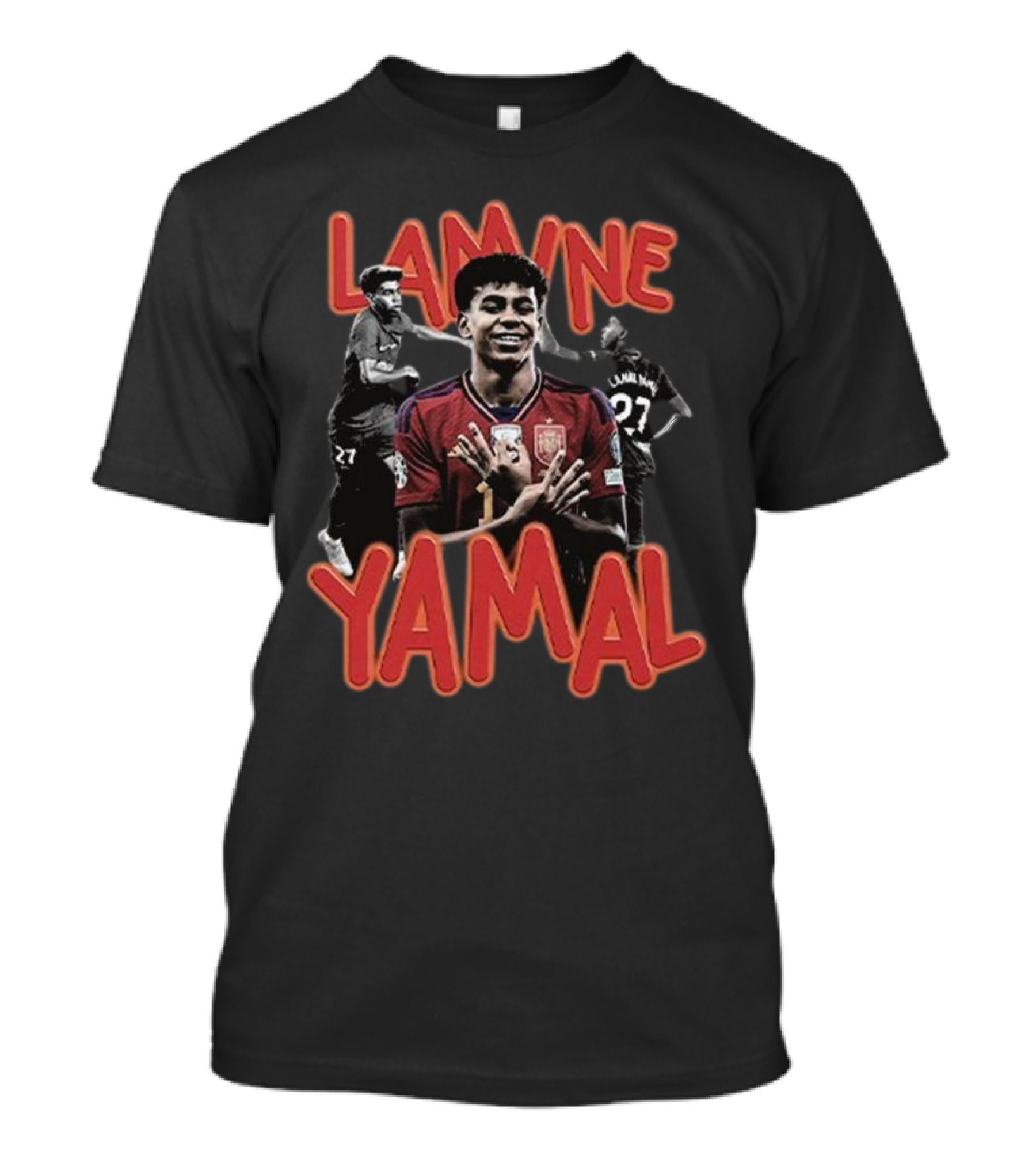 Lamine Yamal Spain National Team Euro 2024 Football T-Shirt
