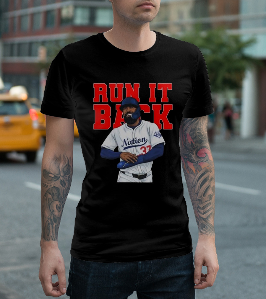 Teoscar Hernández Run It Back Nation 37 Los Angeles Baseball Collection T-Shirt