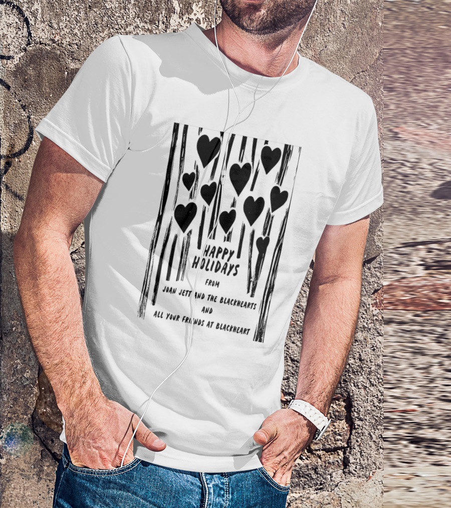 Happy Holidays From Joan Jett And The Blackhearts And All Your Friends At Blackheart T-Shirt