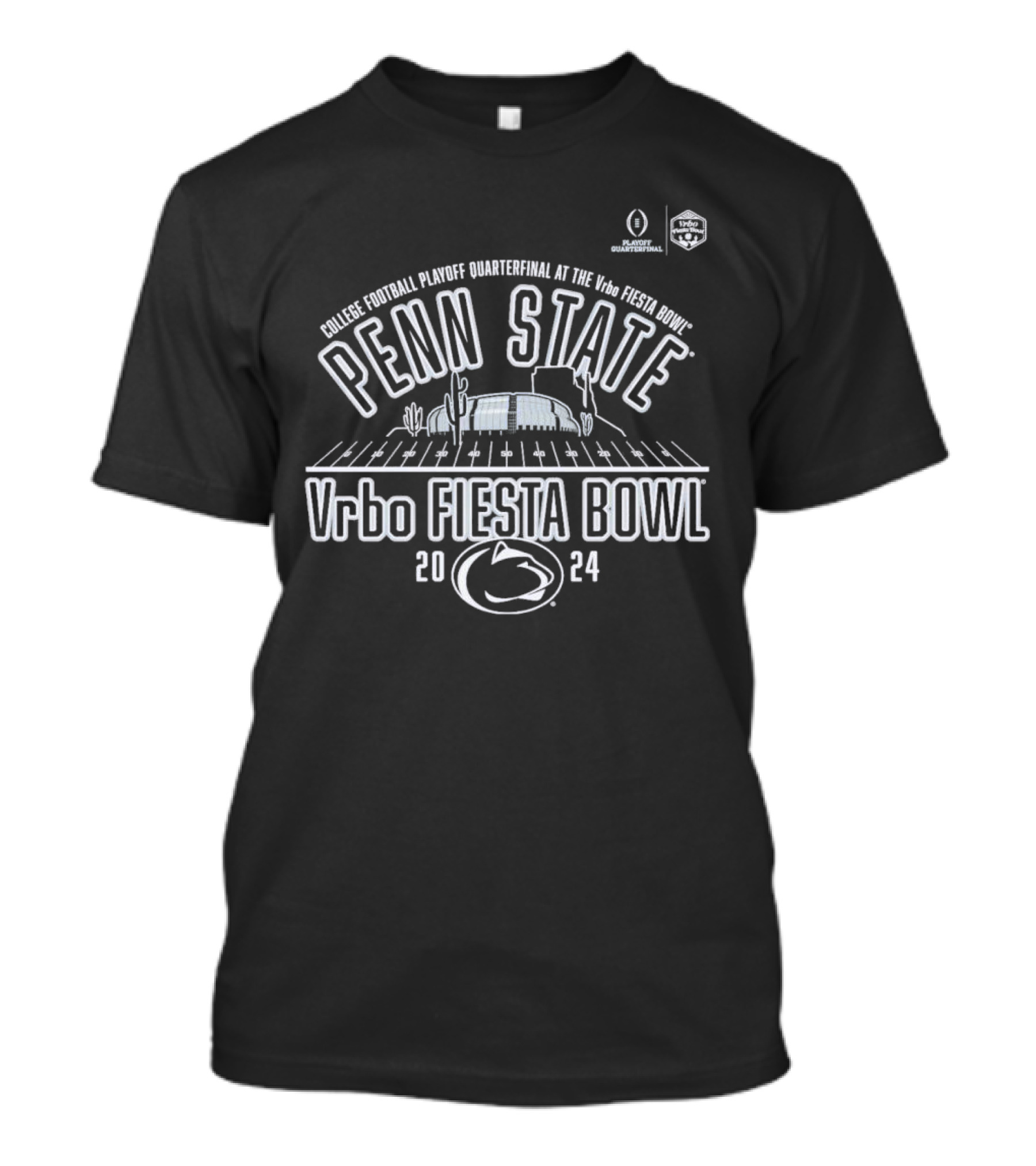 Penn State Nittany Lions College Football Playoff Quarterfinal Vrbo Fiesta Bowl T-Shirt