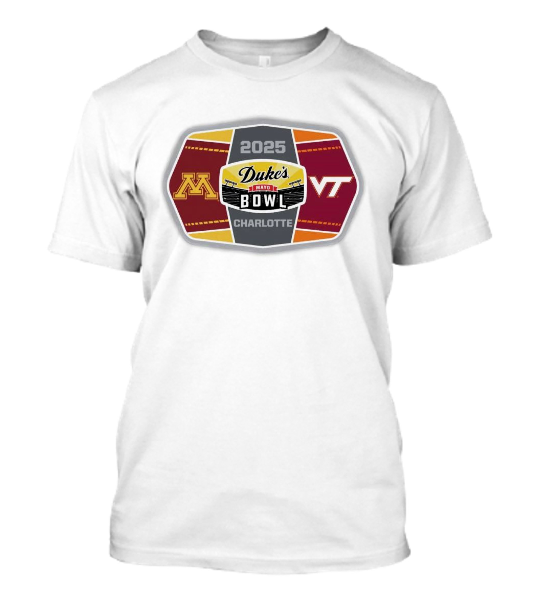 2025 Duke’s Mayo Bowl Minnesota Vs Virginia Tech Charlotte T-Shirt