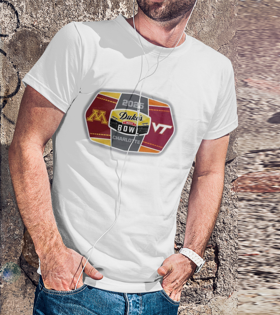 2025 Duke’s Mayo Bowl Minnesota Vs Virginia Tech Charlotte T-Shirt