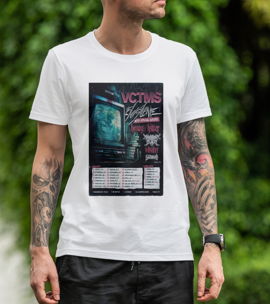 VCTMS 156 Silence Heavy Hitter Winter 2025 US Tour Dates And Cities T-Shirt
