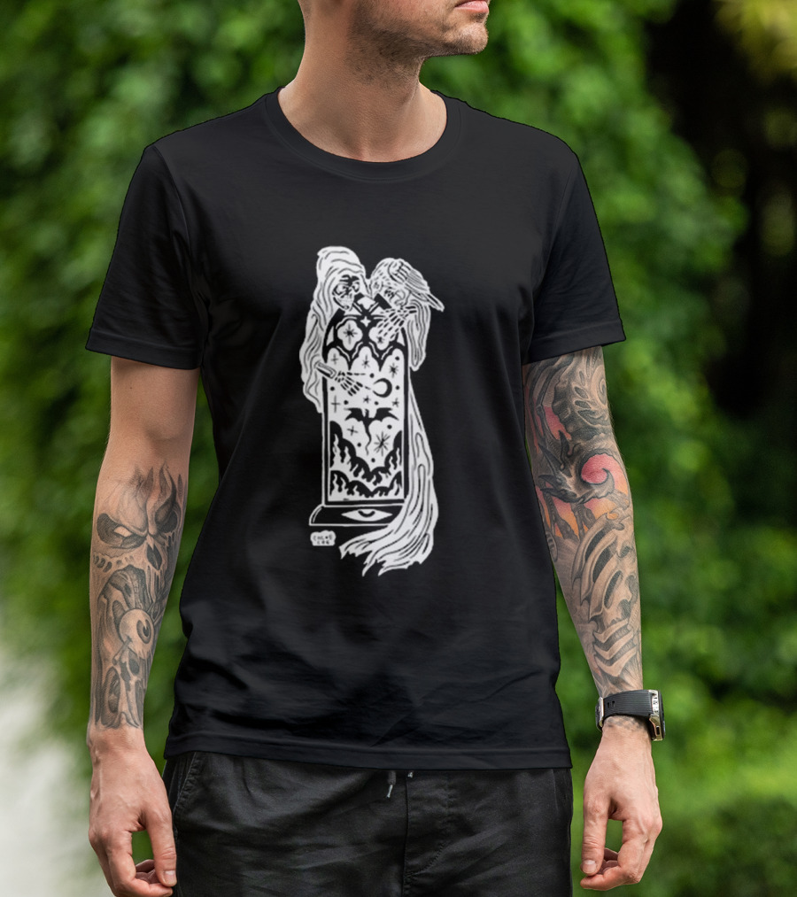 Chloe Lee Mystical Reaper Portal Night Sky Realm T-Shirt