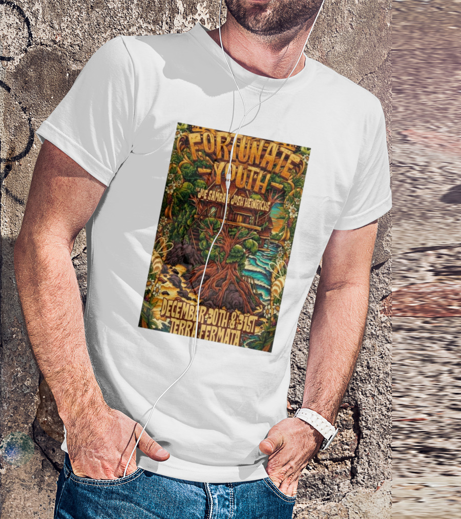 Fortunate Youth With Joe Samba And Josh Heinrichs At Terra Fermata December 30th And 31st T-Shirt