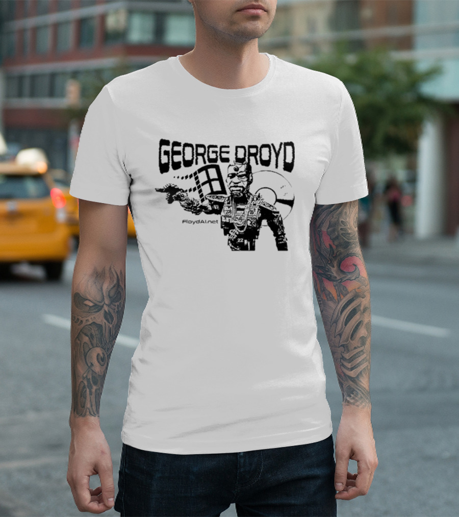 George Droyd FloydAI Windows CD Retro T-Shirt