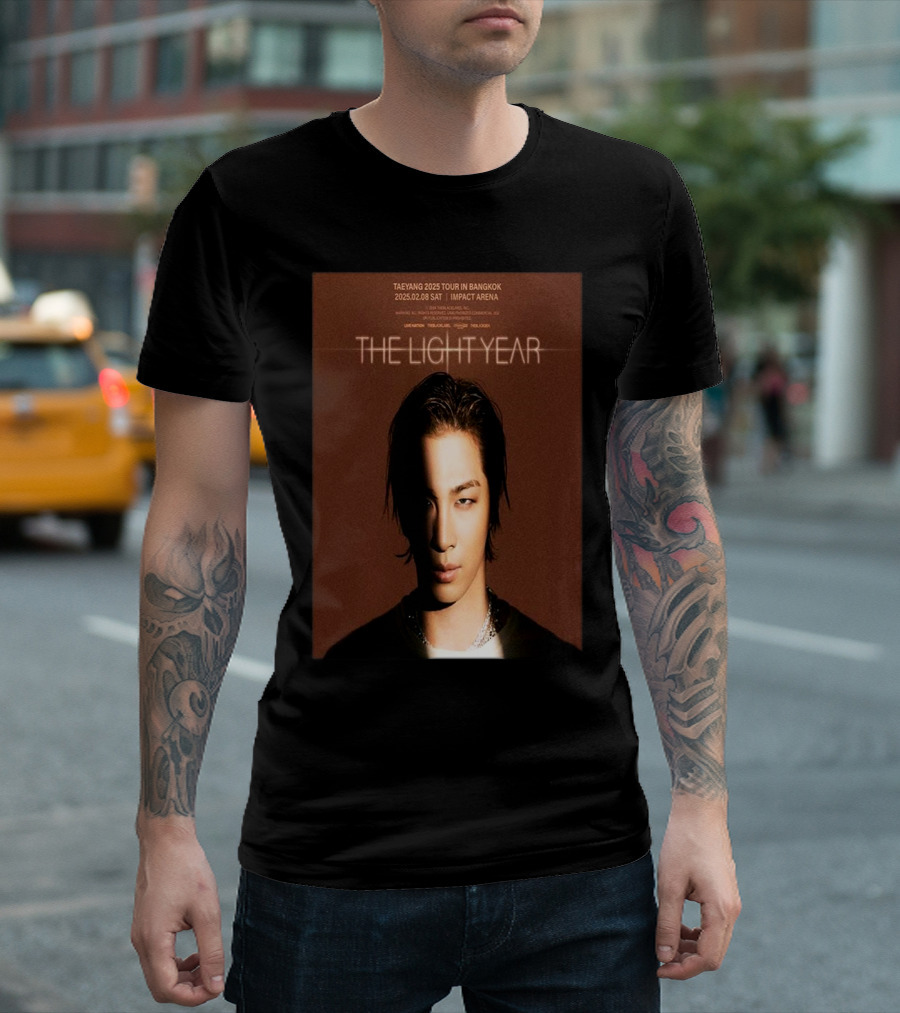 Taeyang 2025 Tour In Bangkok The Light Year February 8 Impact Arena T-Shirt