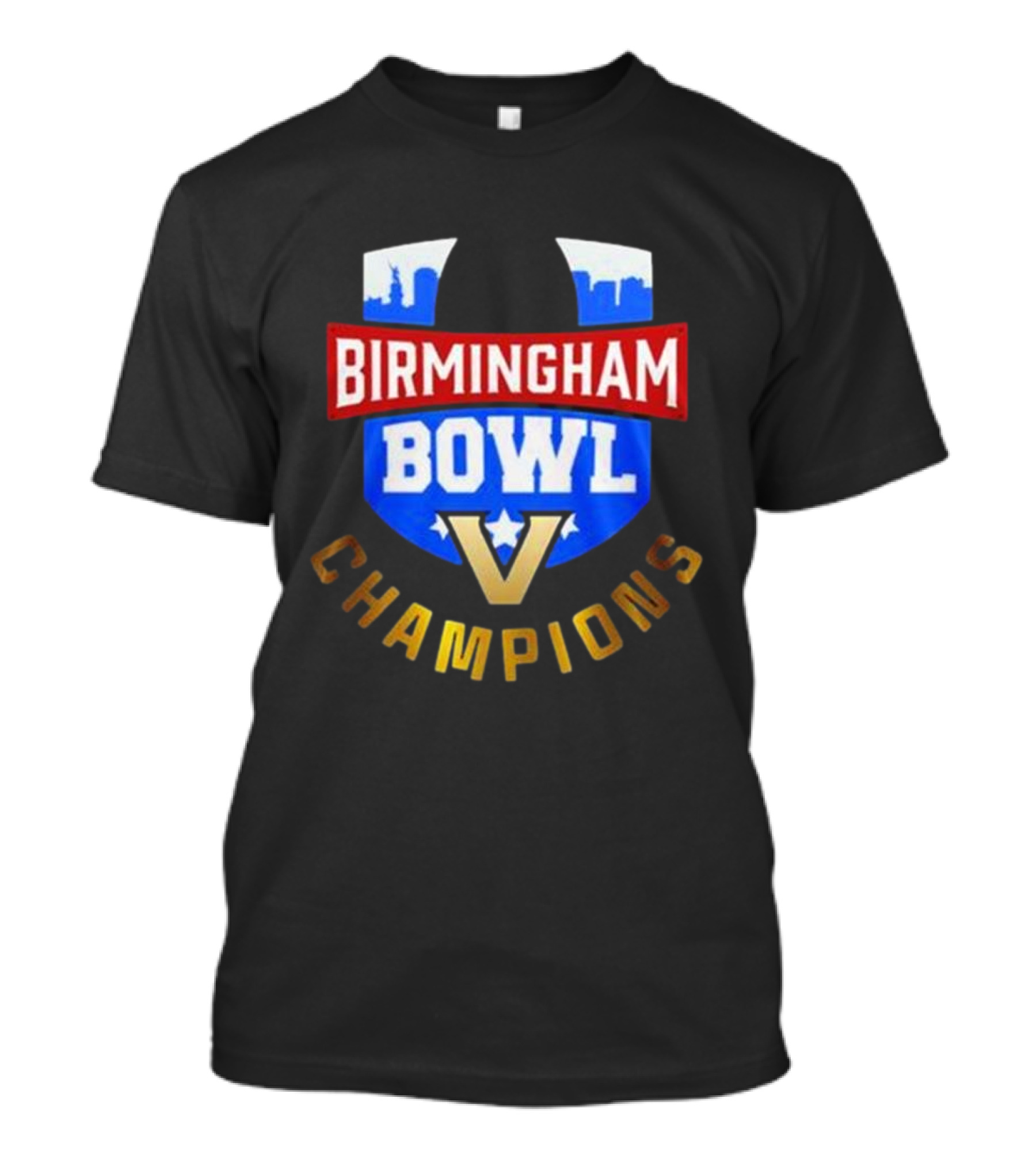 Vanderbilt Football Birmingham Bowl Champions V 2025 T-Shirt