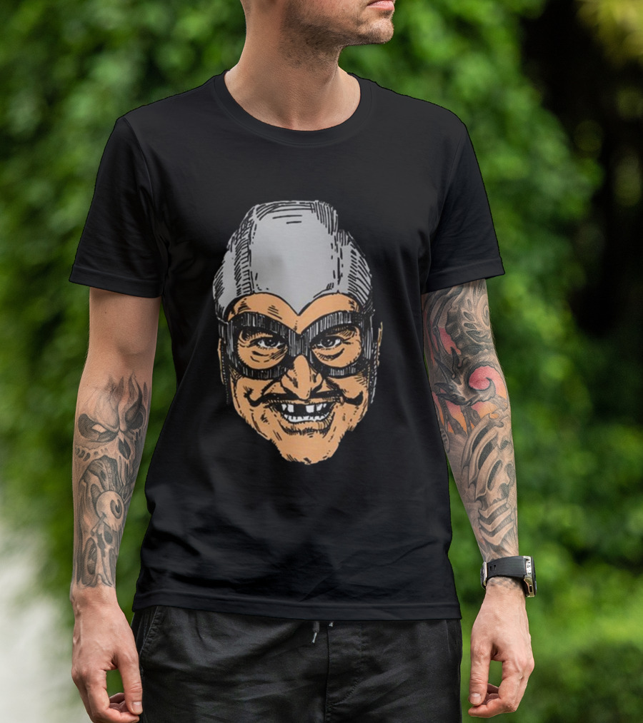 Aquabats Bat Commander Masked Hero Face T-Shirt