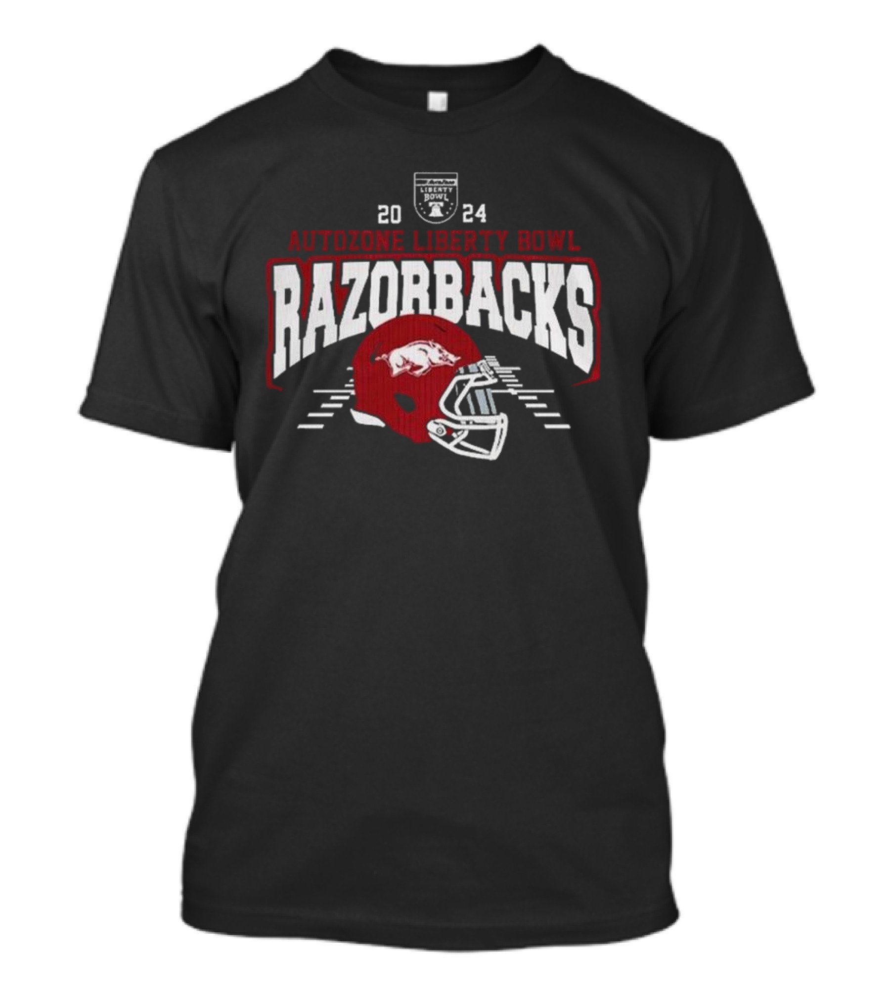 AutoZone Liberty Bowl 2024 Arkansas Razorbacks Champs T-Shirt