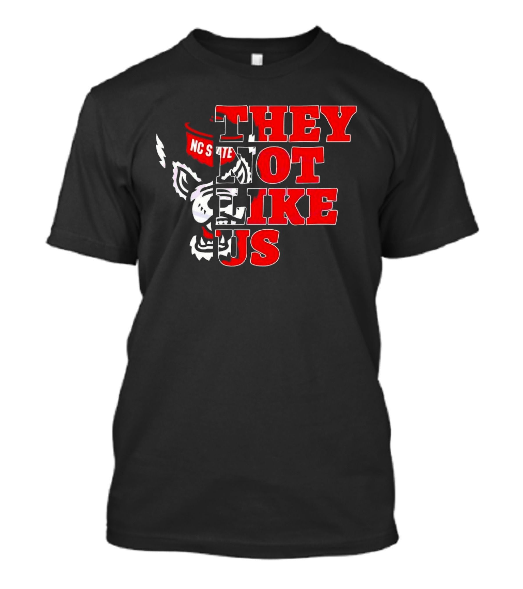 They Not Like Us NC State Wolfpack Football 2025 T-Shirt