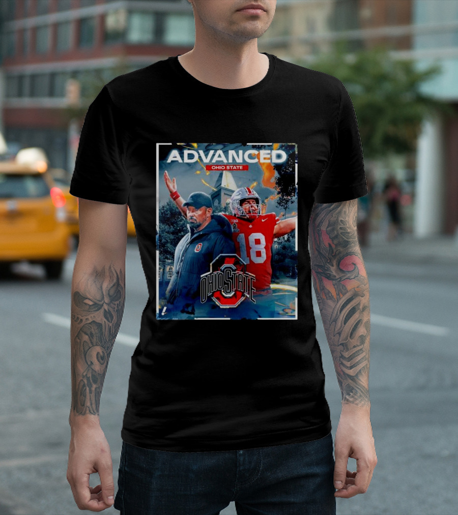 Advanced Ohio State Ryan Day Buckeyes Football Dynamic T-Shirt